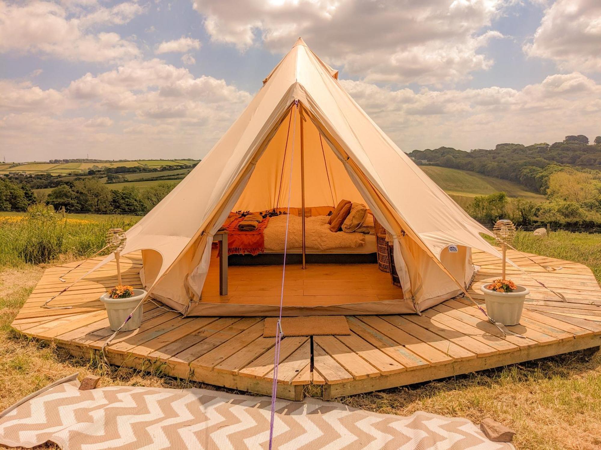 Immaculate Bell Tent Retreat North Devon ビディフォード エクステリア 写真